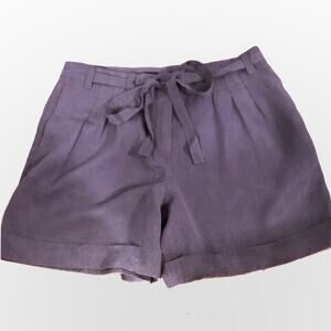 Robert Rodriguez Tie Waist Gray Shorts